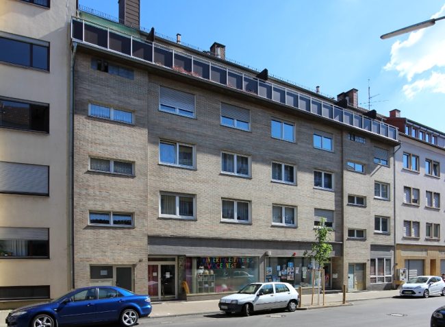 Haus Ludwigstraße 55/57 - Straßenansicht von Nordosten