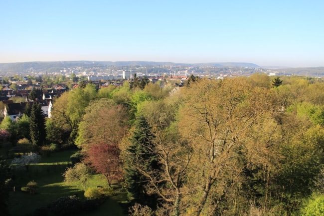 Blick vom Südflügel nach Südwesten